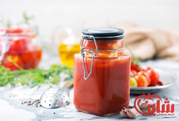 تولید کننده رب گوجه فرنگی قرمز