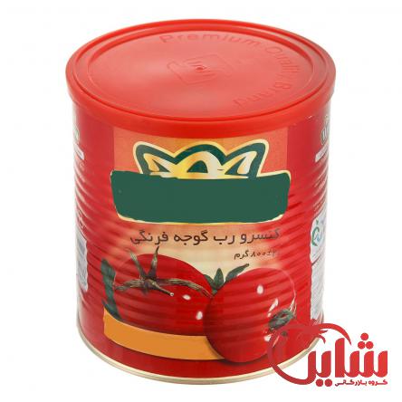 قیمت عمده رب گوجه فرنگی 800 گرمی