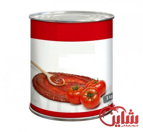 صادرکننده رب گوجه قوطی فلزی