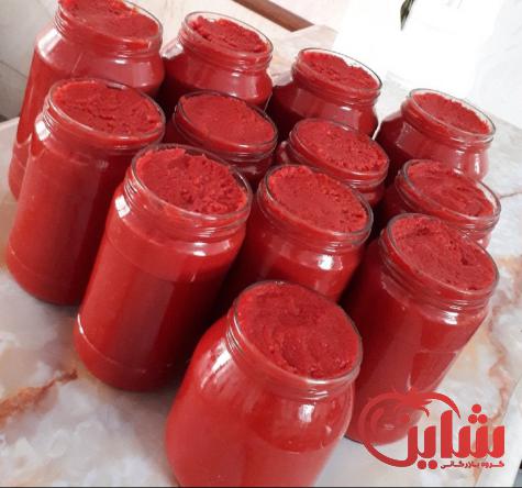 فروش بی واسطه رب گوجه قوطی کیلویی