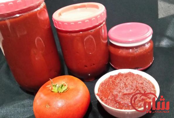 پخش عمده رب گوجه شیشه ای پاستوریزه