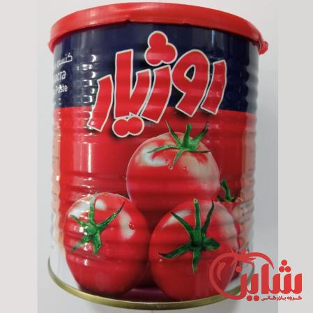رب گوجه فرنگی روژیار 800 گرمی + بهترین قیمت خرید